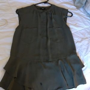 Button down blouse green! Only worn a few times!